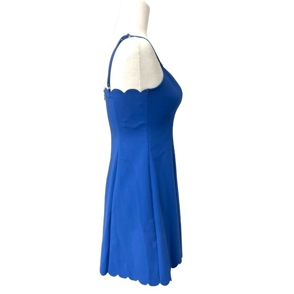 Likely Scalloped Spaghetti Strap Blue Dress - Size 6 - Picture 10 of 14